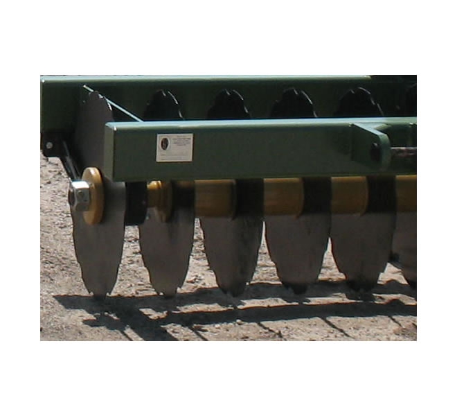 Notched coulter blades